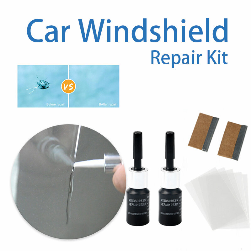 Para-brisa rachado de carro, kit de ferramentas para reparação de vidro nano, ferramentas para janela do carro, reparo de arranhões, atacado, dropshipping