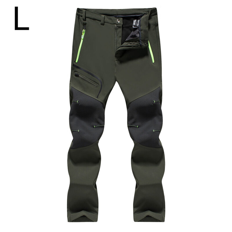 Pantalon de plein air molletonné pour homme, surdimensionné, grande taille, pour le Trekking, le camping, l'escalade, le Ski, le voyage, chaud