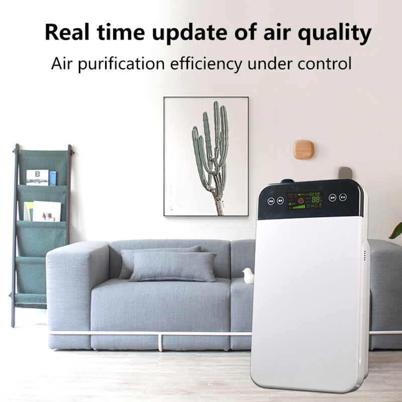 CATLION-purificador de aire 3h, filtro Hepa, ionizador negativo grande, carbón activado para el hogar, oficina, elimina el formaldehído, polvo y anión