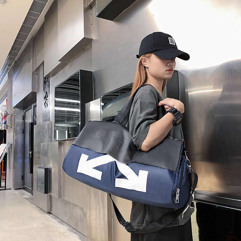 Yilia: le nouveau sac de voyage séparé humide/sec de grande capacité est à la mode pour les sacs de sport, le shopping et le shopping