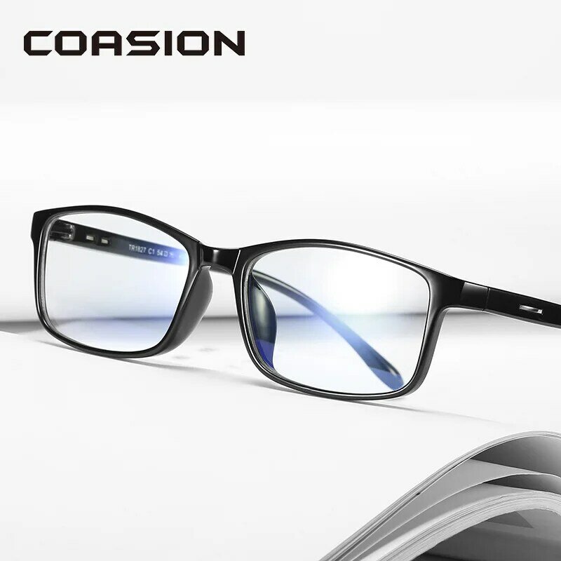 COASION TR90 Ultraleicht Rahmen Anti Blau Licht Blockieren Gläser für Männer Frauen Bluelight Gläser Computer Gaming Brillen CA1204
