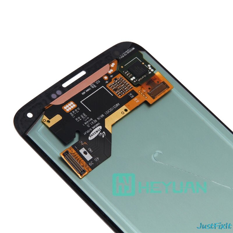 Super AMOLED สำหรับ SAMSUNG Galaxy S5 G900F G900H จอแสดงผล LCD หน้าจอสัมผัส Digitizer ประกอบกับกาว
