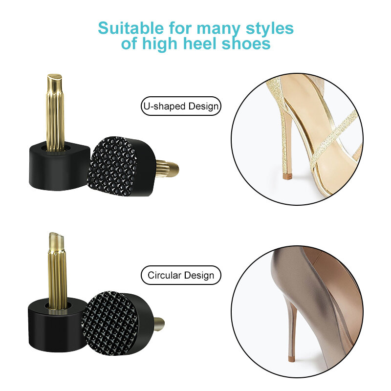 Заглушки для каблука женские, сменные насадки для защиты каблука, аксессуары для ухода за обувью, 60 шт./компл.
