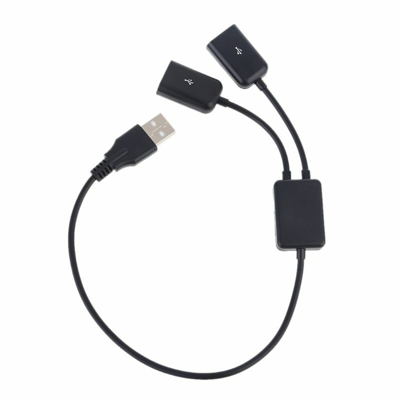 USB OTG Hub kabel USB 2. W wieku 0 1 x męski/2 x żeński przejściówka Adapter przewód konwertera linii M3GD