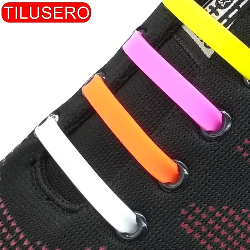 TILUSERO – lacets élastiques en Silicone pour hommes et femmes, lacets de chaussures Non polluants, lacets de laçage