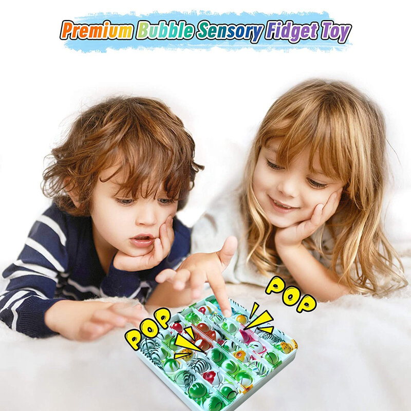 Pop Fidget ง่าย Dimple ของเล่นสมองไขมันของเล่นความเครียดบรรเทามือของเล่น Fidget สำหรับเด็กผู้ใหญ่การศึก...