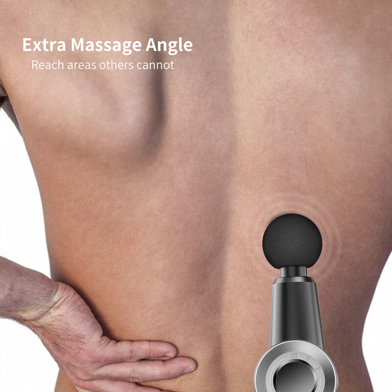 Massager sem escova da arma da terapia do impulsionador da vibração do músculo da massagem do músculo do tecido profundo da percussão do motor com tela