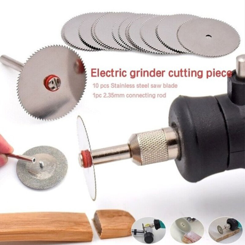 Acessórios de trituração elétrica, lâmina de corte e moagem em madeira com aço inoxidável, seção de lâmina elétrica