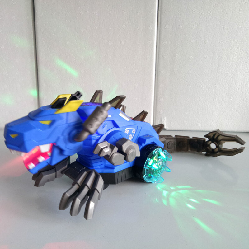 PULVERIZADOR eléctrico inteligente para niños, juguete de dinosaurio con luz musical, ideal para regalo