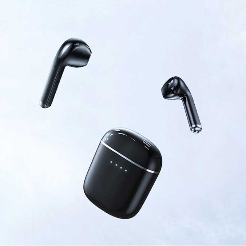 TWS Baru Headphone Nirkabel Stereo Earbud Olahraga Tahan Air J05 Headset dengan Mikrofon Earphone Bluetooth Panggilan HD