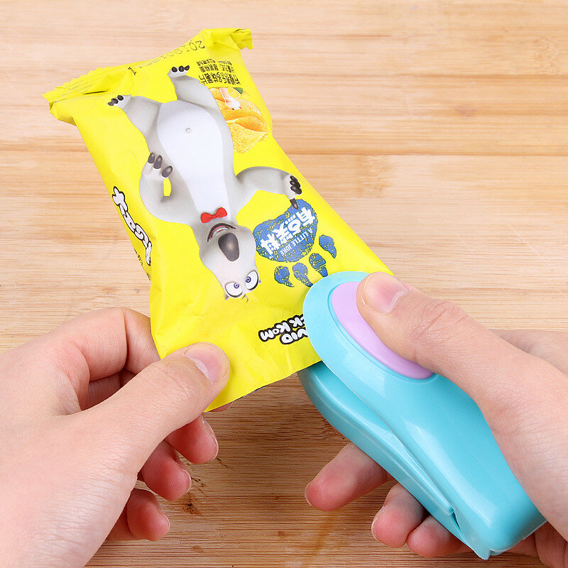Huishouden Keuken Voedsel Opslag Clips Sealer Draagbare Mini Tas Verzegelde Plastic Voedsel Snacks Warmte Sluitmachine