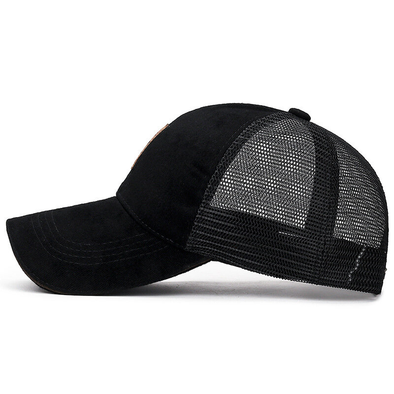 XPeople 트럭 모자 Snapback 메쉬 야구 모자 블랙 청소 조절 모자