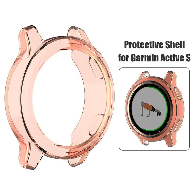 내구성 보호 커버 케이스 Garmin Vivoactive 4S/actives에 대 한 다기능 Shockproof TPU 투명 셸 보호기 케이스
