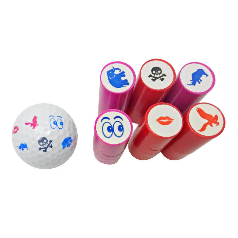 Colorfast Quick-dry Golf Ball Stamp Stamper Marker Impression Seal Gift Design Golfer Souvenir Accessories