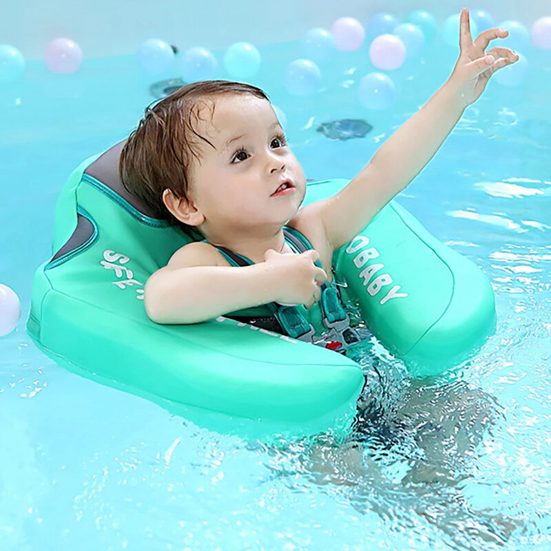 New Baby Floater Infant Swimmers Non-inflatable Float Child Lying Swimming Ring  Waist Float Ring Float Pool Toy Swim Trainer