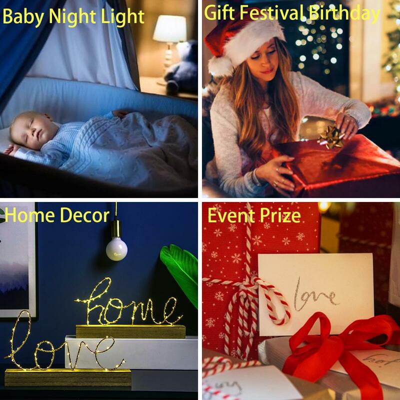 3d Night Light Singer Ariana Grande Gift for Fans Bedroom Decor Light Led Touch Usb Table Lamp Color Battery Powered Night Light