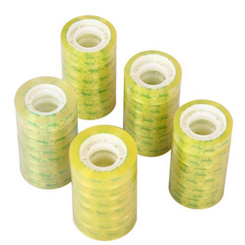 30m Office Stationery Transparent Tape Seal Tape High School Office Viscidity Self-adhesive Tape Packaging Accessories Stro J9P7