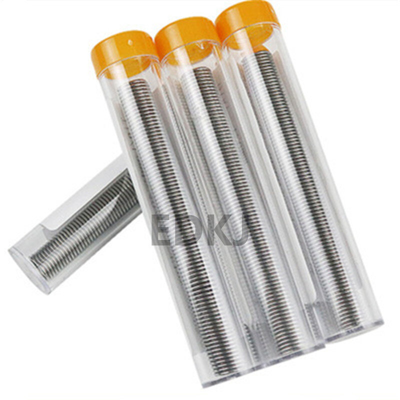 Fil à souder 1.0 étain/résine, 1 pièce, 40/60mm, noyau de colophane, distributeur de fil à souder et de Tube de stylo, noyau de plomb, outil de fil à souder