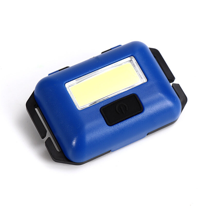 Mini lampe frontale étanche à LED COB, alimentée par 3 Modes d'éclairage, idéal pour le Camping ou la pêche