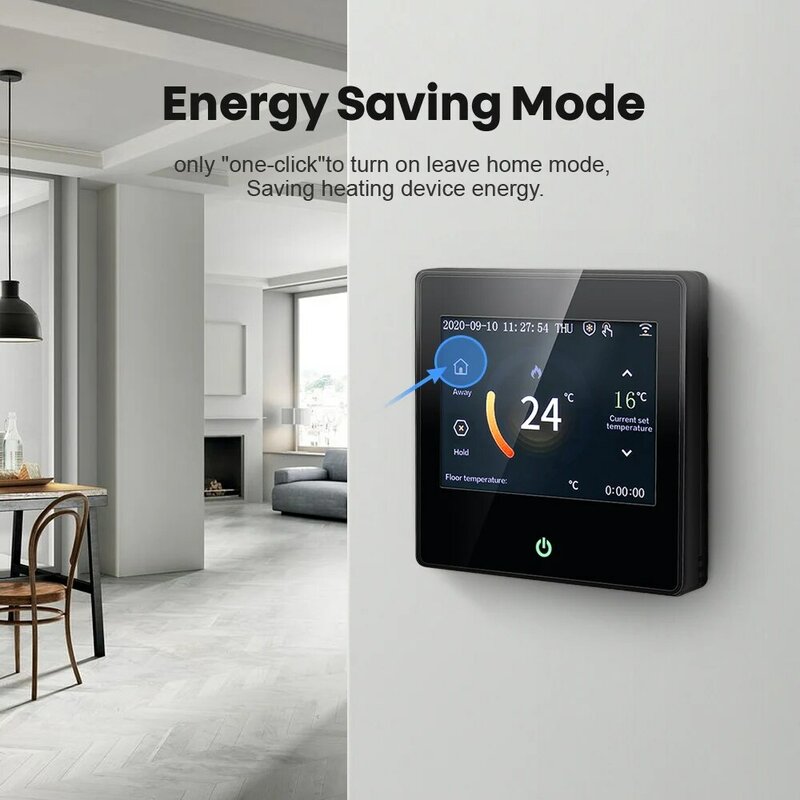 AVATTO WiFi Smart Thermostat อุณหภูมิความร้อน Celsius/Fahrenheit LED หน้าจอสัมผัสทำงานร่วมกับ Alexa Google Home