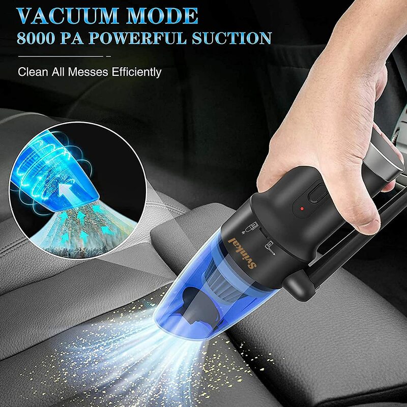 Handheld Mini Vacuum Cleaner Cordless Air Duster Remover Computer Desk Electric Air Spray Cleaner Tool,Car Vacuum Cleaner Device