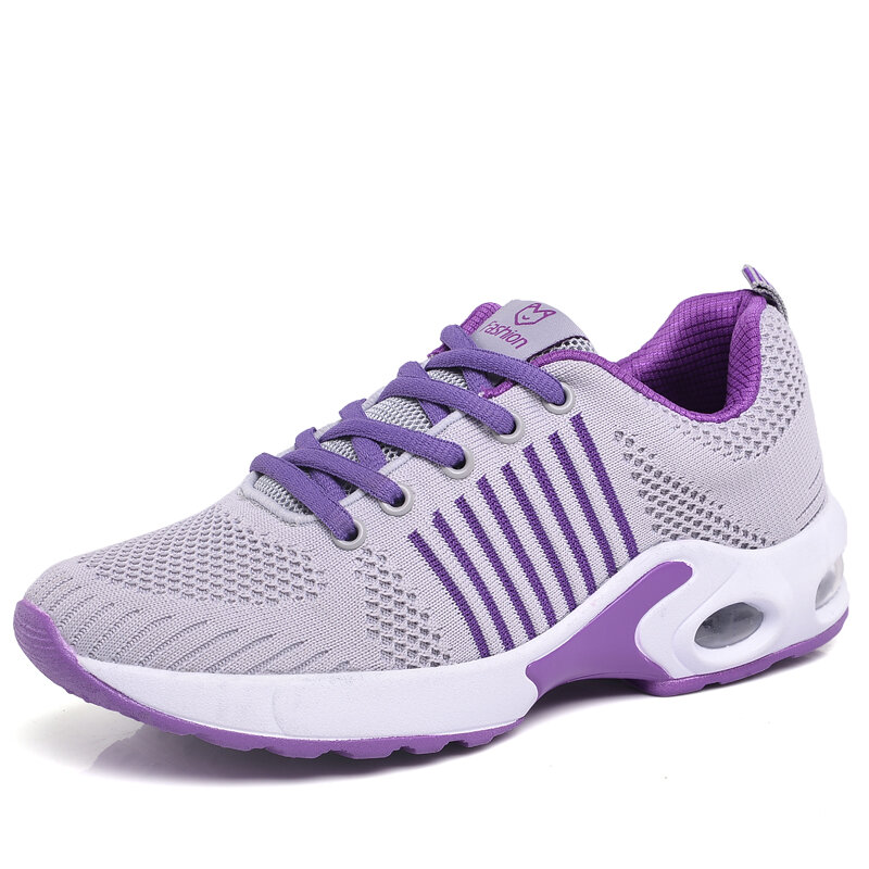 YUELIANG Sports shoes women's shoes 2021 new breathable mesh casual shoes women lace-up women running shoes