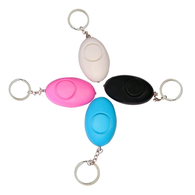 Mini alarma de autodefensa con forma de huevo para niña y mujer, alerta de protección de seguridad Personal, seguridad, llavero fuerte, alarma de emergencia, 120dB