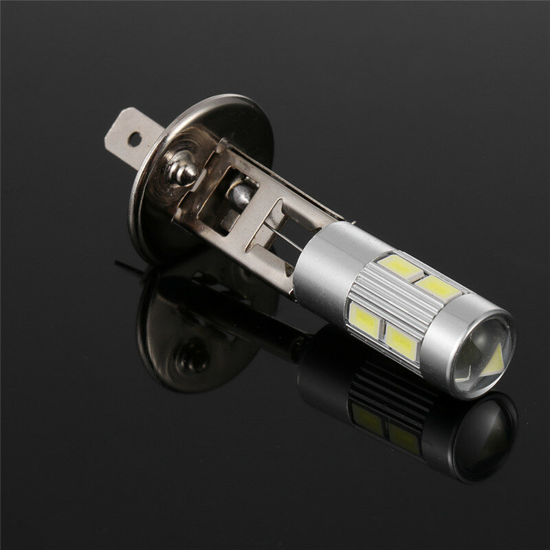 Phare antibrouillard LED H1 12V 5630 6000K DC, phare de voiture, ampoule de conduite, lampe de moto, accessoire de voiture, 2 pièces