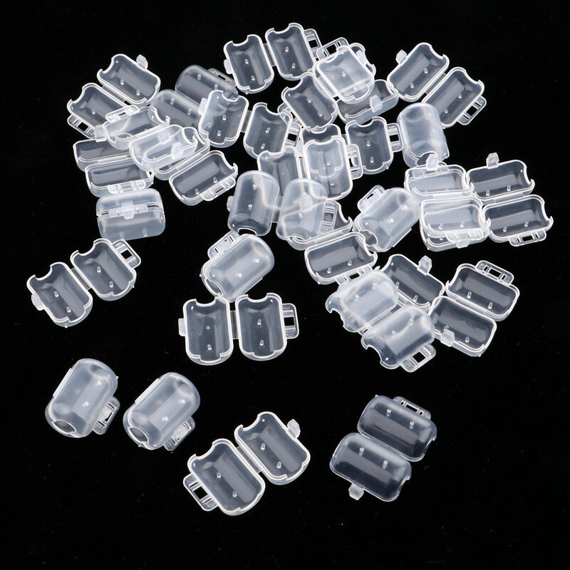 30pcs Transparent Plastic Squid Jig Hook Protector Fishing Jigs Lure Cover