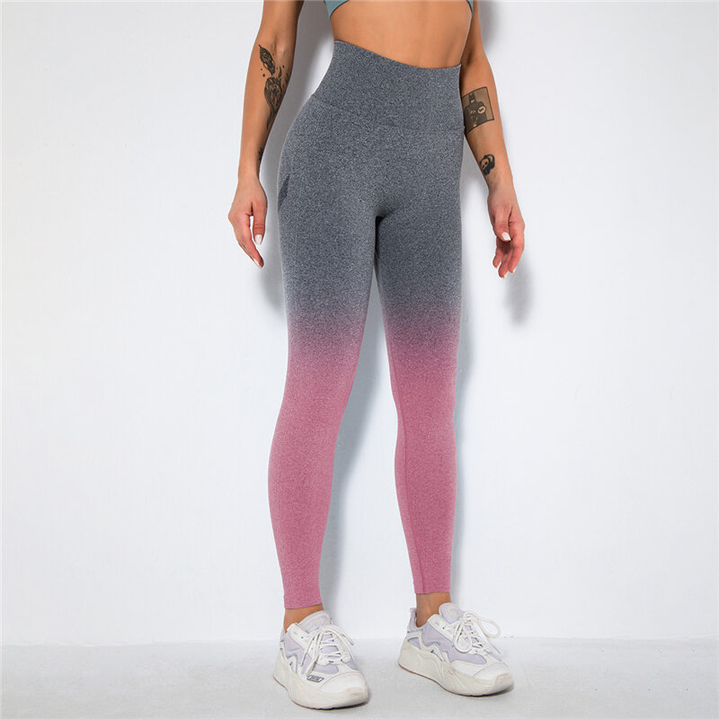 Pantalones de Yoga con Push-Up para mujer, mallas sin costuras de energía para Yoga, Fitness, entrenamiento, correr, novedad