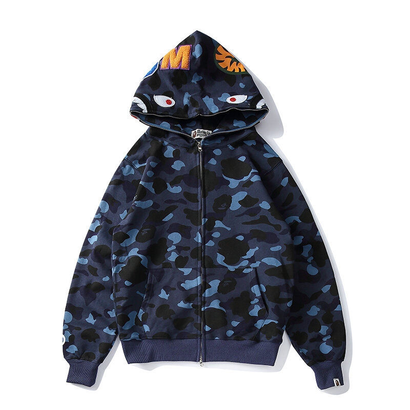 Bape Shark – sweat à capuche pour hommes et femmes, Harajuku, manteau à capuche, mode, Camouflage, Streetwear, Hip Hop, veste de Sport, 2021