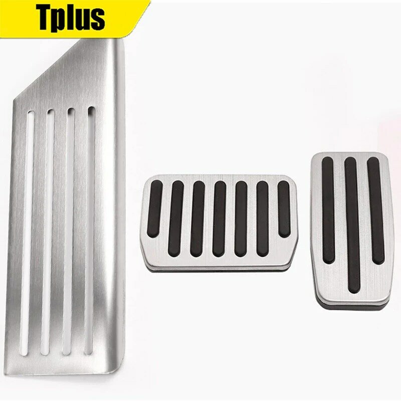 Foot Rest Modified Pedal Pad Plate For Tesla Model 3/Y 2017-2022 Car Aluminum Alloy Accelerator Brake Rest Pedal Accessories