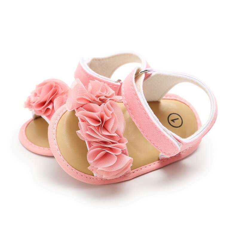 Musim Panas Bayi Bayi Gadis Bunga Fashion Lembut Non-Slip Balita Sandal Sepatu