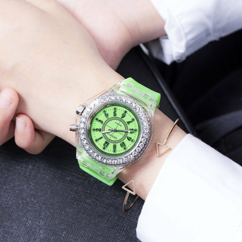 De silicona luminoso LED de moda al aire libre de las señoras reloj de las mujeres de los hombres de deportes relojes pulseras hombre reloj relojes Relogios Masculino