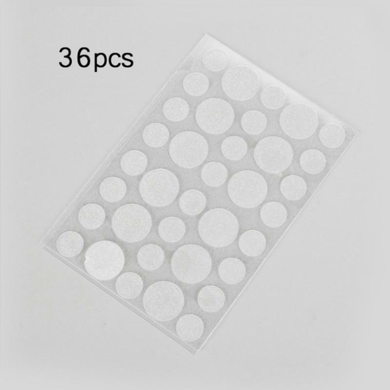 Adesivo transparente hidrocoloide reparo de acne 36 peças, adesivo corretivo à prova d' água, fácil de transportar