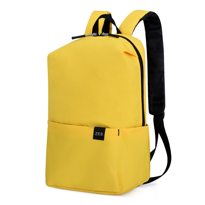 กระเป๋าเป้สะพายหลังกันน้ำฤดูร้อนน้ำหนักเบา Oxford โรงเรียนกระเป๋าสี Contrast กระเป๋าสะพาย Backpacking