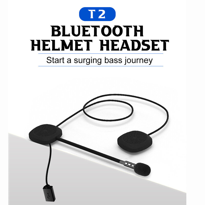50M Waterdicht Moto Bluetooth Wireless Anti-Interferentie Helm Headset Handsfree Bluetooth V4.2 Intercom Voor Motorfiets