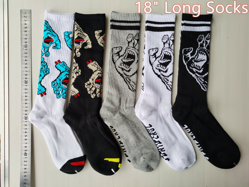 5Pairs/Lot Santa cruz socks hip hop flip skateboard calcetines scream winter sock for men women compression kanye west popsocket