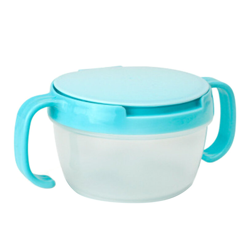 赤ちゃんのためのプラスチック製のスナックキャッチャー,ダブルハンドル付きスナックカップの瓶,クッキーの容器,スナックの保管ボックス #20