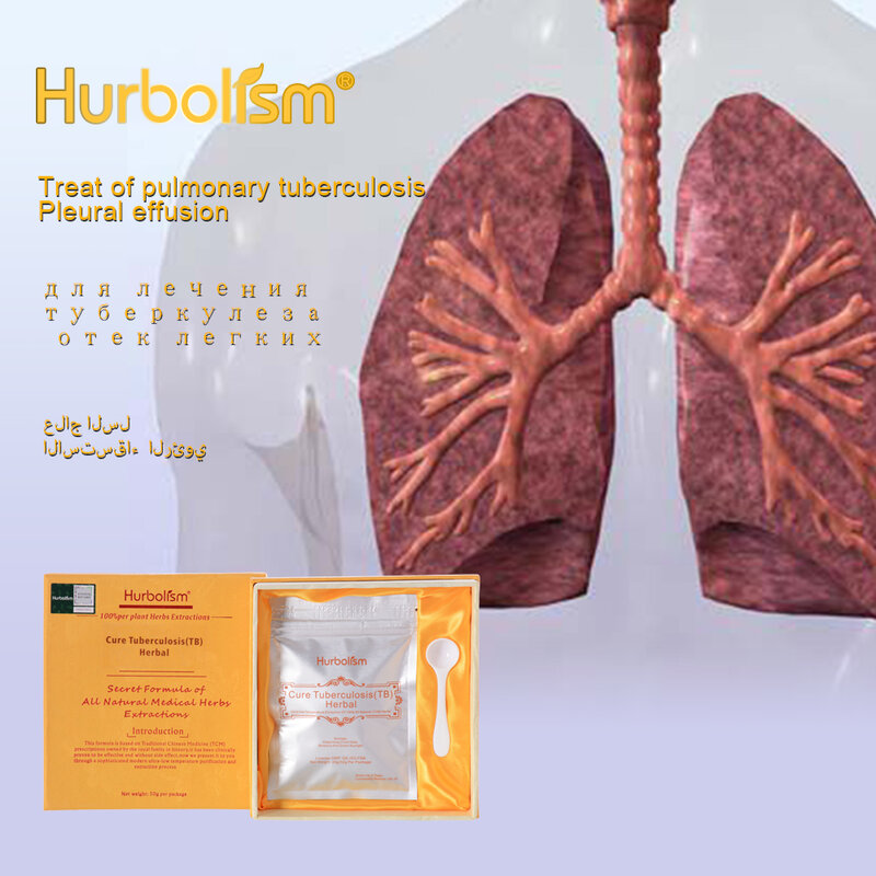 Nueva actualización de Hurbolism Cure TB Herbal Form Treat of pyrrole TB, Pleural effusion, Repair tejido de los pulmones dañado