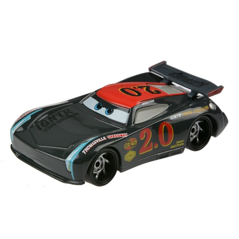 Disney Pixar Cars 2 3  Lightning McQueen The King Francesco Piston Cup 1:55 Diecast Vehicle Metal Alloy Model Car Toy For Boys