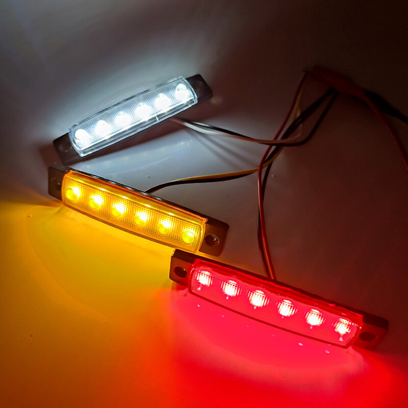 10 stücke 12V 24V LED Seite Marker Lichter Auto Externe Lichter Warnung Rücklicht Blinker Bremslicht Lampen für lkw-anhänger Lkw Bus
