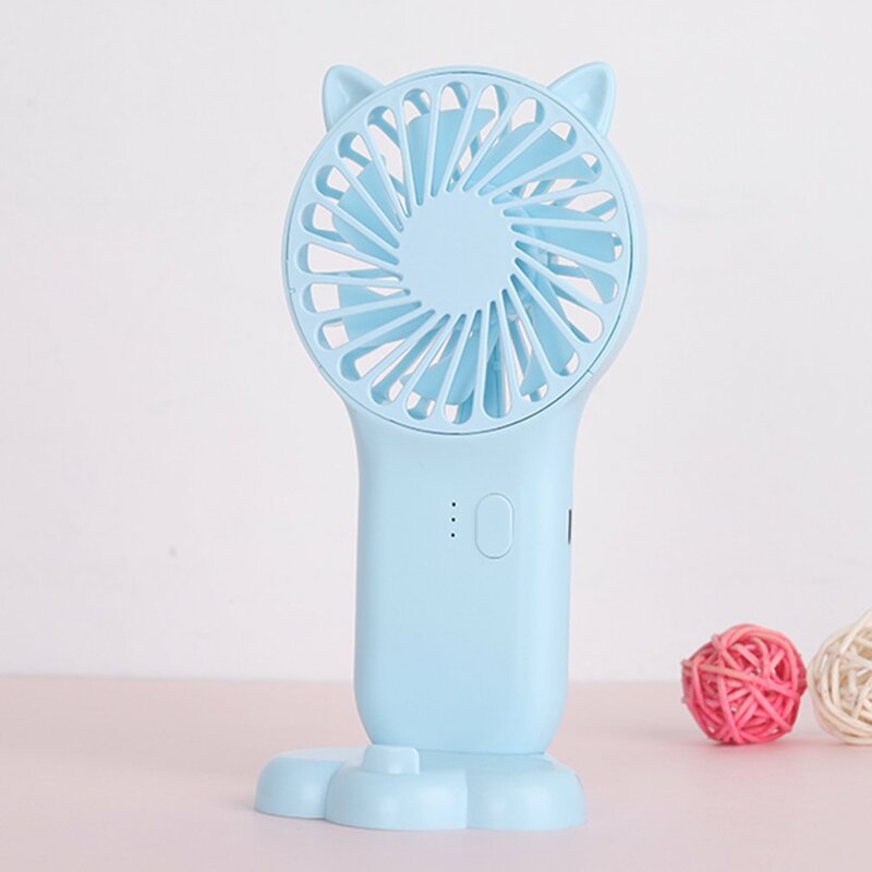 Handheld Fan Portable 800mah Rechargeable Fan 3 Speed Setting USB Charging For Home Office Travel And Outdoor