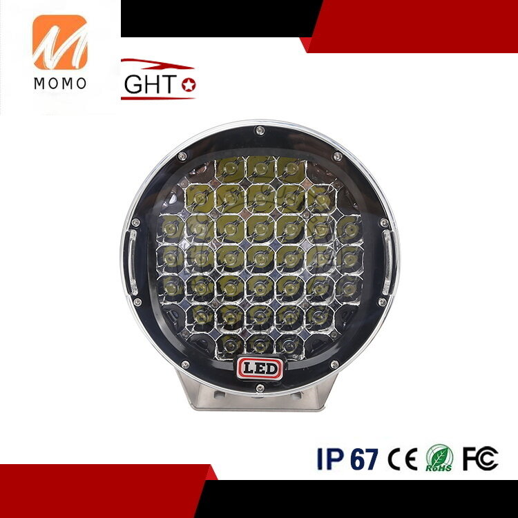 Czarny 185W 9 cal światło do jazdy Led punktowe reflektory LED dla JEEP ciągnik siodłowy