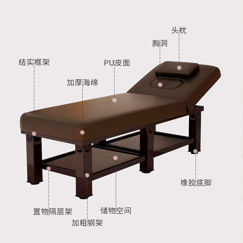 Beauty bed with hole beauty salon massage bed Ancient massage bed home physiotherapy bed tattoo body bed Acupuncture bed
