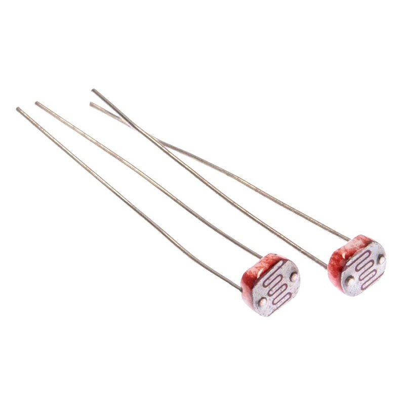 20 Buah 5528 Resistor Tergantung Cahaya LDR 5MM Resistor Fotoresistor Resistensi Fotokonduktif Ritel untuk Photoresistor Arduino