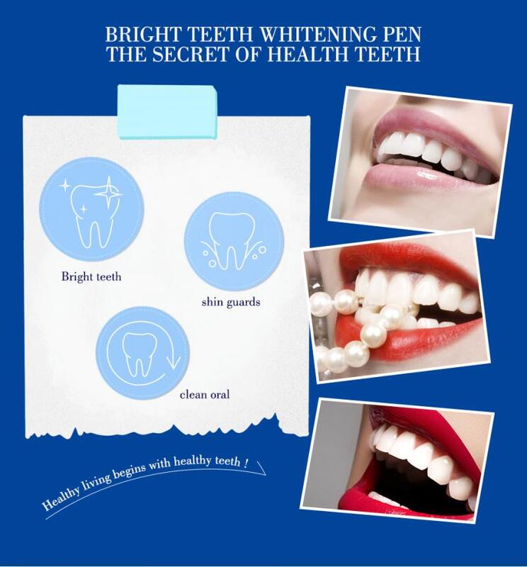 Prodotti per lo sbiancamento dei denti penna per decontaminazione dei denti penna per Gel Gel per la pulizia dei denti rimuove le macchie di placca denti igiene orale