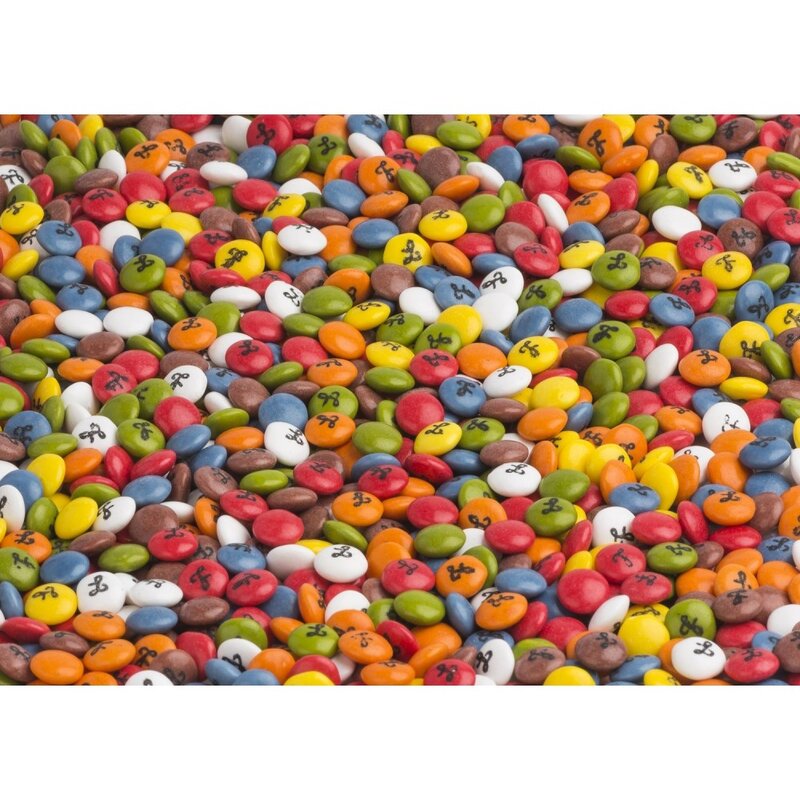 Lacasitos – Mini sac de 1 kg, petits grains de chocolat au lait enduit de sucre coloré