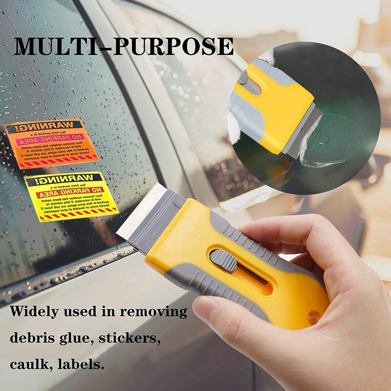 car window glass cleaner Glue Sticker Remover Cleaning Razor Scraper Fiber Vinyl Wrap Film Window Clean Squeegee