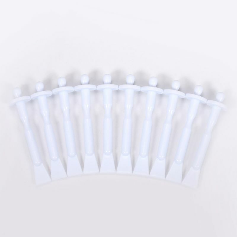 10Pcs/Set 2 In 1Nasal Hair Remover Cleaning Plastic Nose Wax Applicator Sticks Professional Effective Safe Beauty Tools